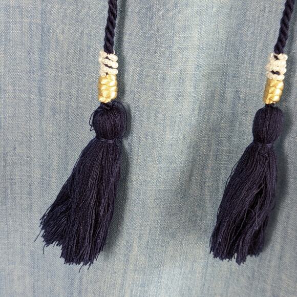 Max Jeans Chambray Sleeveless Top Sz XS - Picture 4 of 7